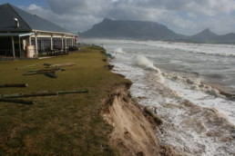 The coastal line in Cape Town.