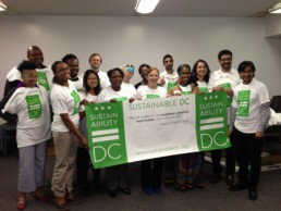 Washington D.C. citizens part of the Sustainable DC Ambassador program.