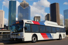 Houston public transportation bus