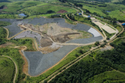 Aerial view of a Durban Landfill Greening Empowers A Community