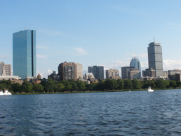 Aerial view of Boston