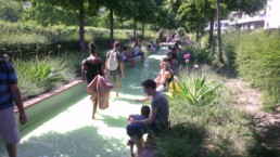 Parisian park made for climate protection.