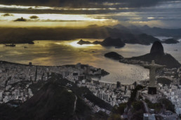 Aerial view of Rio de Janeiro.