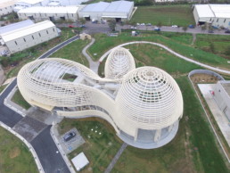 Aerial view of Taoyuan's new water storage facility.