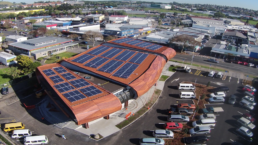 Aerial view of Low Carbon Auckland.