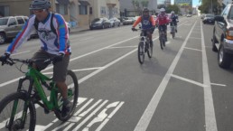 Bike riders in San Diego.