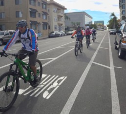 Bike riders in San Diego.