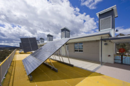 Solar panels installed in Canberra.