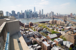 Aerial view of New York City.