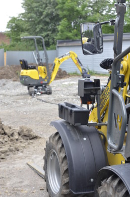 Zero-emission construction vehicle in Oslo.