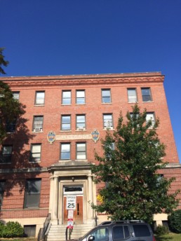 View of an affordable housing building in Washington D.C.