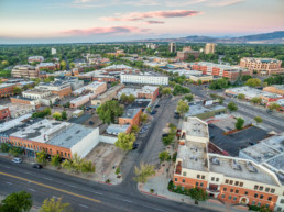 Aerial view of Fort Collins.