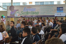 Students in a primary public school in Rio de Janeiro.