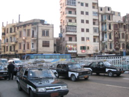 Old taxis in Cairo, part of a trade-i n scheme by The City of Cairo.