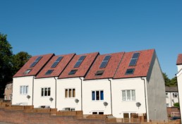 Homes with new solar panels installed. Energy. Energy.