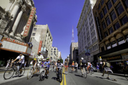 Street view of Los Angeles.