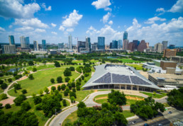 Aerial view of Austin, Texas.