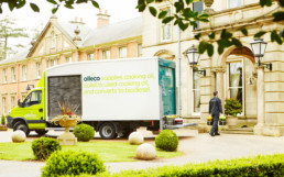 Olleco collecting food waste