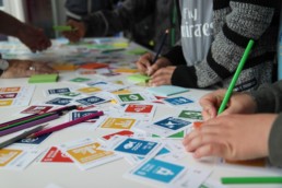 Children learning about the SDGs in Sønderborg