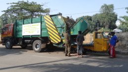 Waste management pick up in Bengaluru.