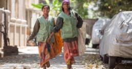 Women walking in Bengaluru.