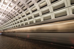 Washington D.C. metro station.