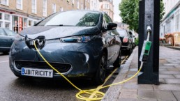 Citroen electric vehicle charging.