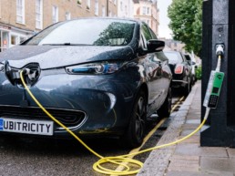 Citroen electric vehicle charging.