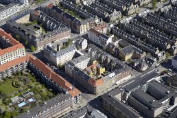 Areal view of Copenhagen