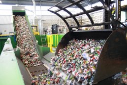 Recycling plant in Rebild Municipality.