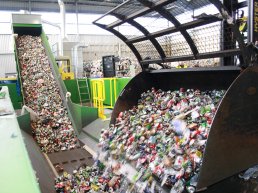 Recycling plant in Rebild Municipality.