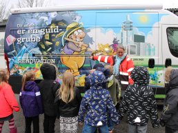 School Bus Makes Children Experts In Waste in Aalborg Municipality.