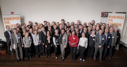 Staff from Energy Across (Energi på Tværs). 33 municipalities, the Capital Region of Denmark, and nine utility companies have entered into a partnership.