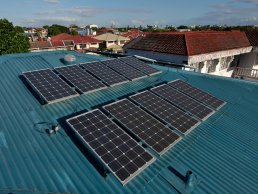 Solar panels installed in Wuzhong.